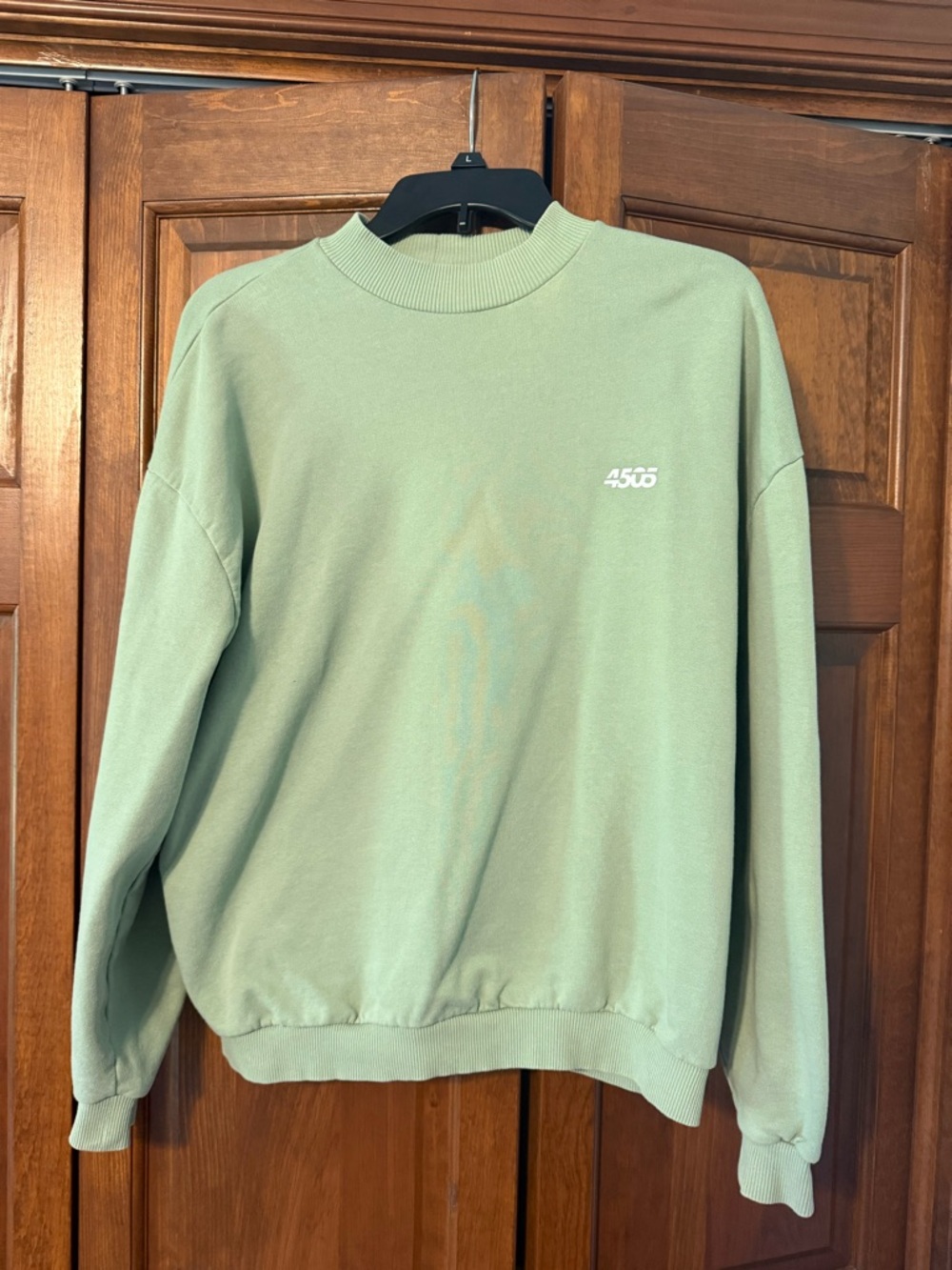 ASOS Sage Green Turtleneck-Style Sweatshirt
